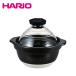 �n���I HARIO �t�^���K���X�̂��ъ� 2�`3���p GNR-200-B-W ���� �y�� �V���� ��l��炵 �K�X�� ����