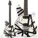EVH Wolfgang Special Striped Series, Ebony, Black and White (ͽ)