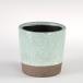 COLOR GLAZED POT CLASSIC GREEN color gray zdo pot Classic green Dulton ceramics pot CH14-G516CGN (S:0240)