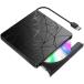 DVD Drive установленный снаружи [ эволюция VERSION USB3.0] портативный Drive CD/DVD плеер CD/DVD Drive тихий звук высокая скорость легкий тонкий compact CD/DVD считывание * записывание 