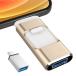 [ специальный Appli не необходимо ]4in1 USB память 128GB USB3.0 высокая скорость Phone usb память раздвижной iOS/Type-C/USB/Micro флеш-память большая вместимость usb Android соответствует PC соответствует 