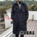  мужской пальто длинный тренчкот duster пальто бизнес Work casual одноцветный кнопка останавливать джентльмен внешний весна осень ходить на работу вне . верхняя одежда джентльмен одежда 