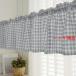  Bistro занавески Country стиль 150x50cmki подбородочная шторка linen в клетку оборудование орнамент затемнение короткие занавески часть магазин перегородка . окно вход хаки голубой современный 