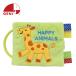  Ed Inter happy животное HAPPYANIMALS тканевая книжка новорожденный игрушка ткань ... развивающая игрушка младенец коляска день рождения празднование рождения подарок jeniGENI