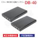 (�݊��i) ���R�[ RICOH DB-40 / �x�m�t�B���� NP-60 �݊��o�b�e���[ 2�Z�b�g 00289x2