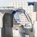 WW производства / world walk Gyro Canopy для для ремонта широкий козырек крыша правый 1 листов ws-21rr боковые ветровики затонированный цвет ремонт для детали 