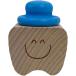 . tooth case wooden compact . tooth inserting tea s case preservation ( blue )