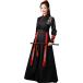 re Delay ji- унисекс . одежда костюмированная игра комплект японская одежда hakama кимоно длинный раса костюм чёрный черный MDM( черный, S)