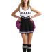  Cheery da- костюмированная игра женский Cheer девушка костюм Halloween костюм ( черный, XL)