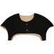  плечо .. поэтому опора плечо утеплитель мостик ... модный симпатичный женский MDM( черный, XL)