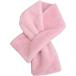 mo... tippet fake fur lady's muffler soft difference included volume plain ( pink, Free Size)