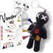  мяч для гольфа чай держатель сумка для Novelty цепочка для ключей аксессуары мужской подарок 3 1/4 2 3/4( черный, черный )
