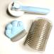 кошка собака домашнее животное груминг one кнопка тип щетка гребень собственный груминг щетка ( B голубой комплект )