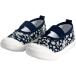  обувь девочка сменная обувь Kids ребенок обувь одноцветный цветочный принт детский сад уход за детьми . надеть обувь ... сверху обувь входить . тип ( темно-синий цветок, 17.0 cm)