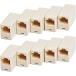 LAN�P�[�u�� ���p�R�l�N�^ RJ45 �p������ �ڑ� �[�q ���X ���� �A�_�v�^ CAT5 CAT6 (50�Z�b�g)