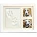  dog hand-print foot-print kit photo frame ( white )