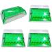 �ėp LED �T�C�h �}�[�J�[ 24V �g���b�N �f�R�g�� �_�E�� ���C�g �����v �H���� �h�� �e�[�� �Z�b�g (�O���[���S��,  ��)