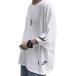  алфавит Logo вырез лодочкой cut and sewn casual свободно короткий рукав мужской ( белый, L)