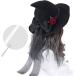 morytrade Halloween шляпа женский . женщина шляпа костюмированная игра Лолита Gothic and Lolita лента wichi шляпа ( черный лента )