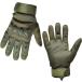  airsoft glove touch screen correspondence knuckle guard attaching full finger gloves bike cycling outdoor ( green, M)