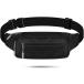  поясная сумка сумка мужской & женский небольшая сумочка настройка возможность (Black)