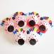  birthday glasses adult child combined use party sunglasses birthday cake glasses glasses ( cupcake 3 piece set )