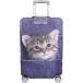 чемодан защитный корпус симпатичный собака кошка Denim багажник кейс Carry кейс эластичный путешествие ( кошка * тигр ( индиго ), XL)