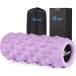 500KG withstand load crack not foam roller .. Release roller stretch roller massage yoga paul (pole) light ( light purple )