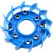 morytrade cooling fan Gyro X Canopy Live Dio ZX Honda AF34 AF27( blue )