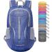  складной рюкзак 25L супер-легкий уличный задний водонепроницаемый рюкзак Day Pack альпинизм для кемпинг путешествие спорт ( голубой, S)