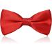  бабочка галстук мужской Kids свадьба одним движением одноцветный bow Thai лента простой крюк (18. orange красный, Free Size)