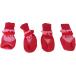  собака для носки носки предотвращение скольжения текстильная застёжка имеется 4 шт. комплект ( красный, M)