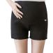  maternity leggings short pants inner rubber adjustment possibility short bread free ( black, free )