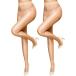 2 шт. комплект все s Roo глянец чулки 15 Denier прекрасный ножек хлеб -тактный хлеб ti чулки AT( обнаженный x обнаженный (2 пар комплект ))