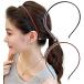  лента-ободок лента для волос искусственная кожа маленький глаз модный взрослый casual простой Корея способ 2 шт. комплект ( черный + кофе )