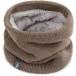  защита горла "neck warmer" женский мужской защищающий от холода одноцветный теплый ходить на работу посещение школы обратная сторона ворсистый боа зима Golf бейсбол футбол ( бежевый )
