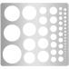  metal Circle stencil Circle шаблон 1 шт нержавеющая сталь картина stencil Circle линейка раунд Circle трассер MDM