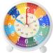  красочный глаз ... часы настольный легктй для просмотра 12 система времени /24 система времени аналог класть часы интерьер ночной свет долговечность ( белый, маленький )