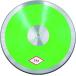  иен запись бросание диск легкая атлетика наземный часть тренировка для нейлон полимер ( зеленый, 1kg)