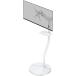  монитор arm монитор подставка 36 дюймовый соответствует белый с роликами . телевизор подставка перемещение тип выдерживаемая нагрузка 12KG пол класть стена ..( белый )