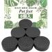  pot футов резина чёрный горшок шт. pot подставка цветочный горшок низ вверх поддонник предотвращение скольжения цветочный горшок шт. ( черный, 6 штук )