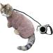 ru нет . кошка Lead имеется Harness выпадение нет кошка для прогулка для кошка. прогулка для Lead Harness одежда ........(.... Brown, L)