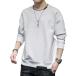  Rene non soleil свободно футболка тренировочный мужской длинный рукав осень-зима большой размер 30 плата 40 плата 50 плата ( белый, 2XL)