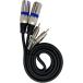 [ сменный товар ] XLR кабель микрофонный кабель RCA изменение 3m мужской 