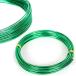  хорошая вещь labo aluminium тросик 3mm диаметр проволока aluminium линия цвет craft DIY construction садоводство рукоделие толстый мягкий антикоррозийный ( зеленый )