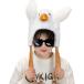  Halloween костюмированная игра ... предмет костюм мульт-героя шляпа Event маскарадный костюм учебное заведение праздник patapataa Hill ( белый, Free Size)