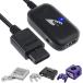�X�[�p�[�t�@�~�R�� HDMI �ϊ� �R���o�[�^�[ N64 �Q�[���L���[�u �o�� �P�[�u��(�u���b�N)