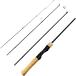 6ft UL lure rod 4-5 деталь согласовано wt0.6~6g Pack Rod ( черный, вращающийся, 1.8m)