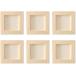  can панель для ванны материалы для рисования из дерева panel 6 шт. комплект 12cmx12cm( натуральный )