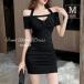 to-aso- голубой f плечо One-piece Mini женский sexy . изначальный лента девушка из кабаре Cabaret Club ho стерео sMDM ( черный, M)